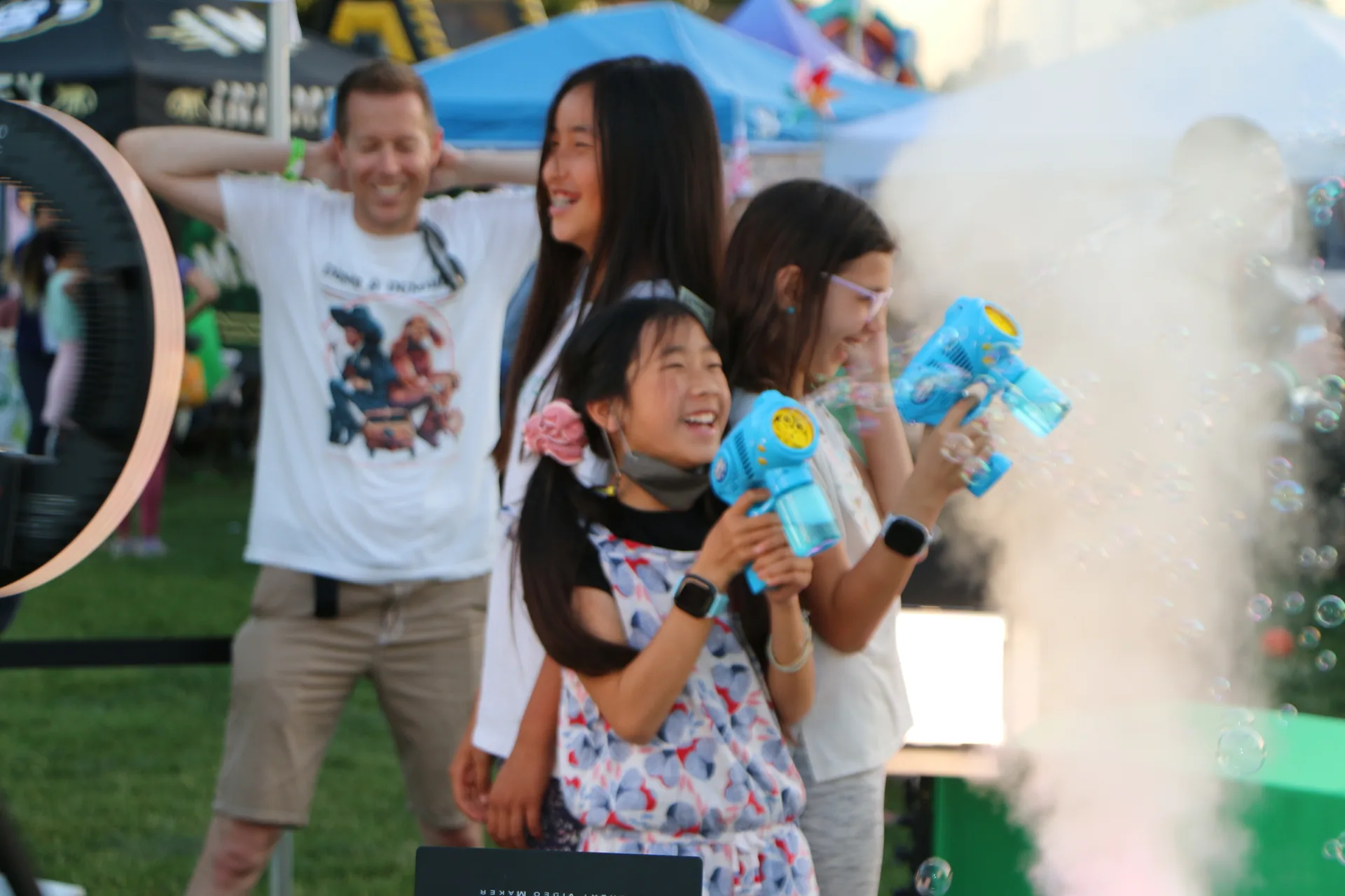 Crowds fill the festival grounds at Celebrate Davis in Davis, California