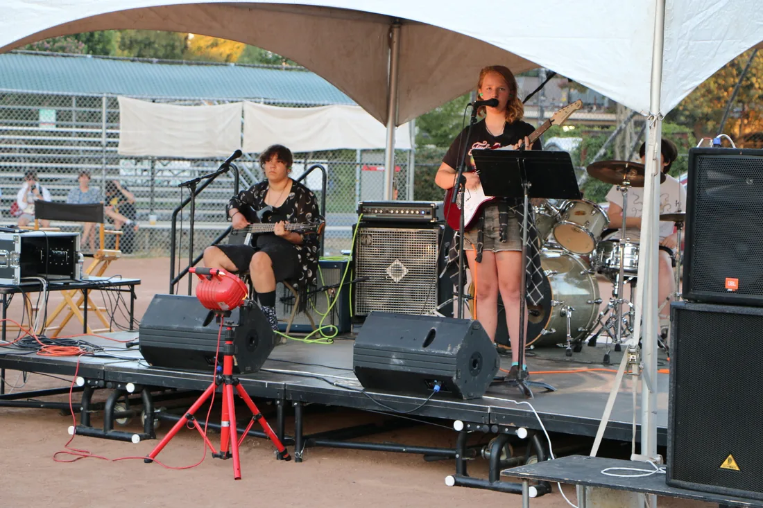 Live band on stage