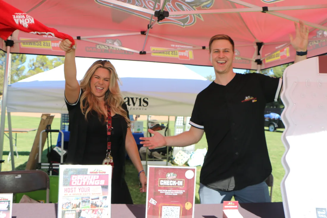 Local business and nonprofit booths